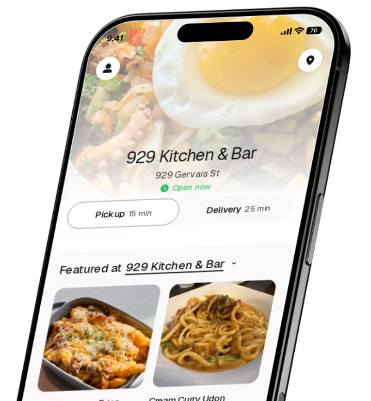 929 Kitchen & Bar app preview